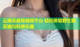 云南采蘑菇视频平台 轻松体验野生菌采摘与科普乐趣
