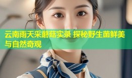 云南雨天采蘑菇实录 探秘野生菌鲜美与自然奇观