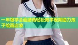 一年级学会画蘑菇轻松教学视频助力孩子绘画启蒙