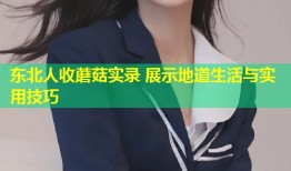 东北人收蘑菇实录 展示地道生活与实用技巧