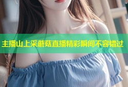 主播山上采蘑菇直播精彩瞬间不容错过
