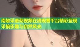 南雄采蘑菇视频在线观看平台精彩呈现采摘乐趣与自然风光