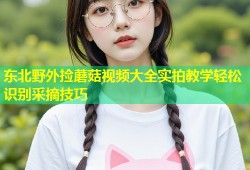 东北野外捡蘑菇视频大全实拍教学轻松识别采摘技巧