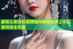 蘑菇头表情包视频制作教程快速上手配音特效全攻略