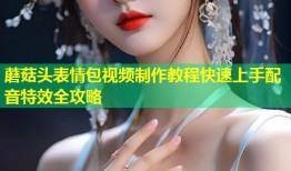 蘑菇头表情包视频制作教程快速上手配音特效全攻略