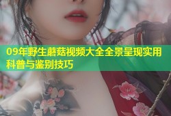 09年野生蘑菇视频大全全景呈现实用科普与鉴别技巧
