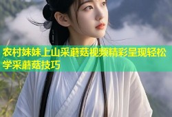 农村妹妹上山采蘑菇视频精彩呈现轻松学采蘑菇技巧