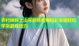 农村妹妹上山采蘑菇视频精彩呈现轻松学采蘑菇技巧