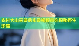 农村大山采蘑菇实录视频带你探秘野生珍馐