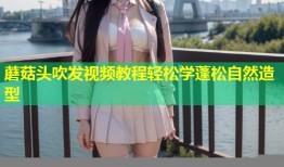 蘑菇头吹发视频教程轻松学蓬松自然造型