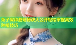 兔子屎种蘑菇秘诀大公开轻松掌握高效种植技巧