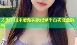 太阳下山采蘑菇实景记录平台功能全解析