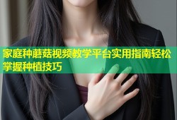 家庭种蘑菇视频教学平台实用指南轻松掌握种植技巧
