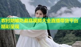 农村姑娘吃蘑菇视频大全直播带货平台精彩呈现