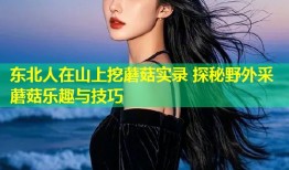 东北人在山上挖蘑菇实录 探秘野外采蘑菇乐趣与技巧