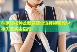 在家轻松种盆栽蘑菇全流程视频教学，零失败实用指南