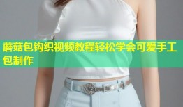 蘑菇包钩织视频教程轻松学会可爱手工包制作