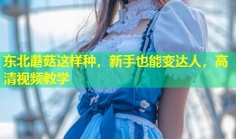 东北蘑菇这样种，新手也能变达人，高清视频教学