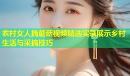 农村女人摘蘑菇视频精选实录展示乡村生活与采摘技巧