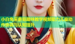小白兔采蘑菇趣味教学视频助力儿童动作协调与认知提升