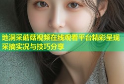 地洞采蘑菇视频在线观看平台精彩呈现采摘实况与技巧分享