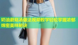 奶油蘑菇汤做法视频教学轻松掌握浓郁绵密美味秘诀