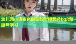 幼儿园小班彩色蘑菇教学视频轻松启蒙趣味学习
