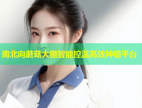南北向蘑菇大棚智能控温高效种植平台