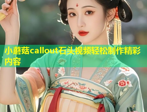 小蘑菇callout石头视频轻松制作精彩内容