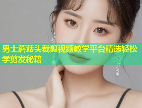 男士蘑菇头裁剪视频教学平台精选轻松学剪发秘籍