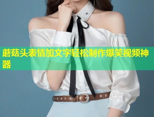 蘑菇头表情加文字轻松制作爆笑视频神器
