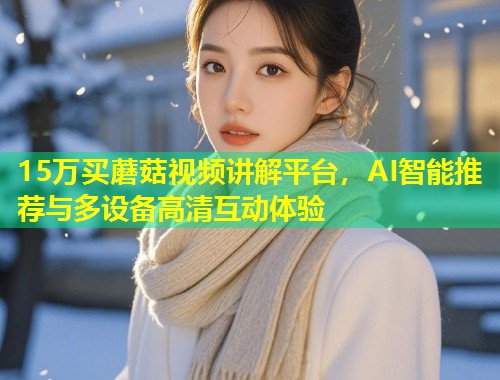 15万买蘑菇视频讲解平台，AI智能推荐与多设备高清互动体验
