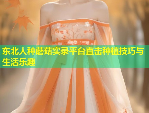 东北人种蘑菇实录平台直击种植技巧与生活乐趣