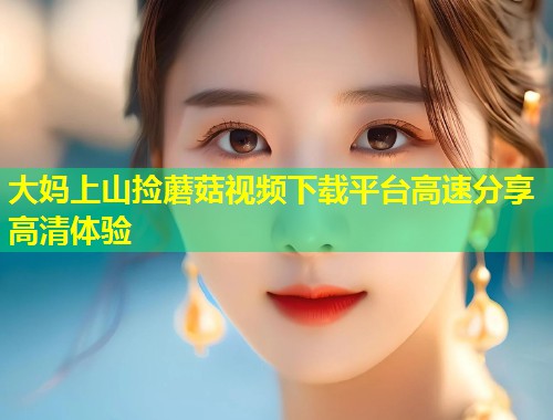 大妈上山捡蘑菇视频下载平台高速分享高清体验