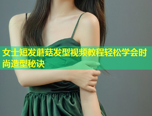 女士短发蘑菇发型视频教程轻松学会时尚造型秘诀